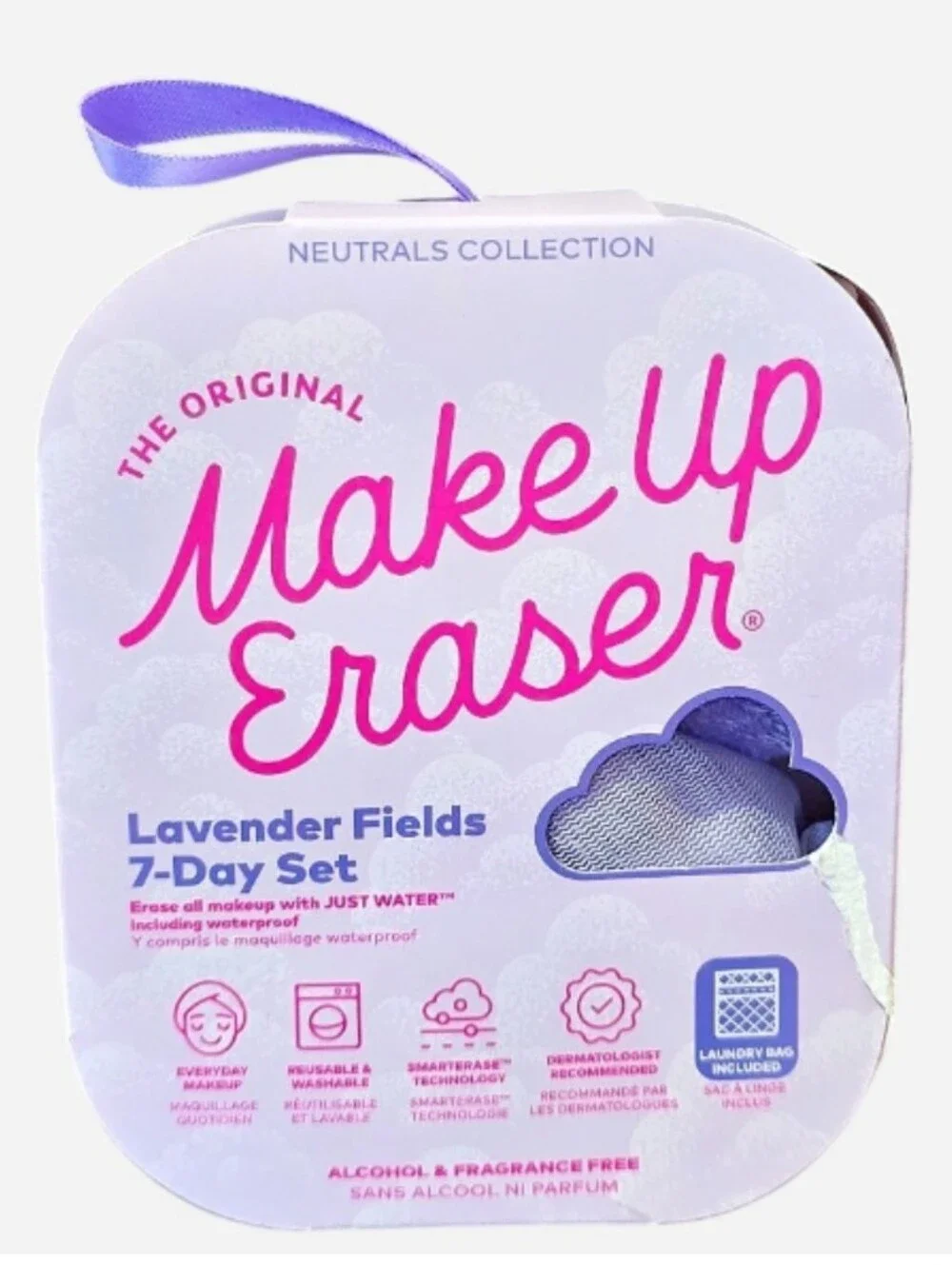 MakeUp Eraser Lavender Fields 7-Piece Washcloth Set